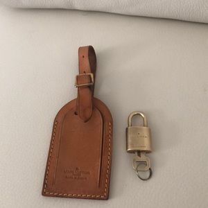 Name tagged and lock and key